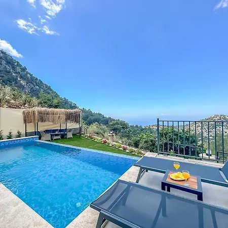 Levissa Faralya Kirme Oezel Havuz Bahce * Fethiye
